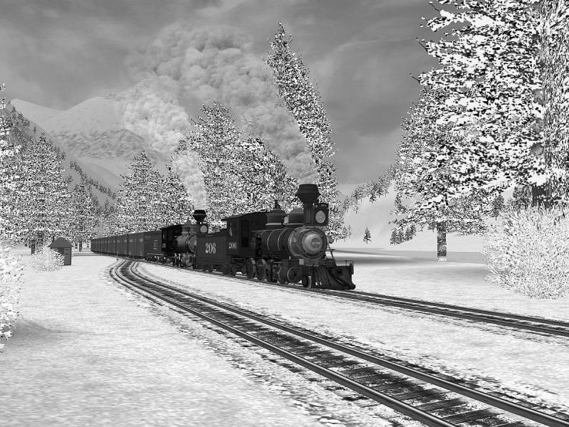 Attached Image: Snow Train 1 BandW.jpg