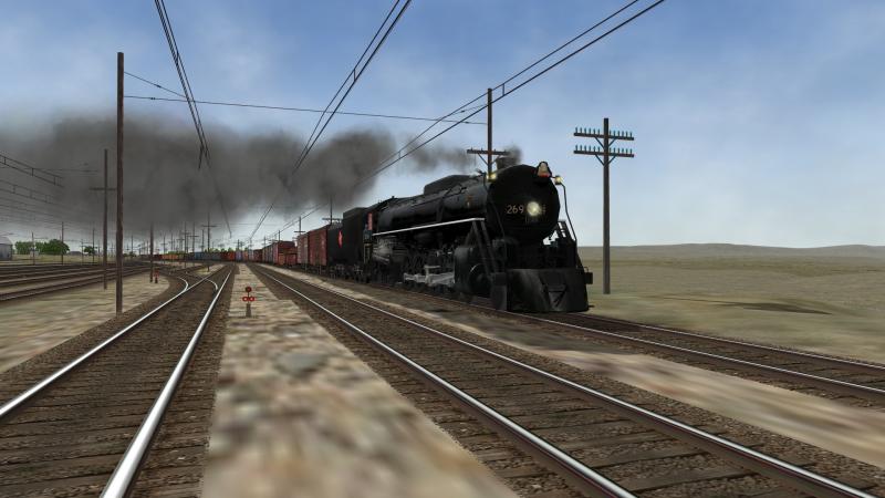Attached Image: 269 pulling a long freight threw Othello, WA.jpg